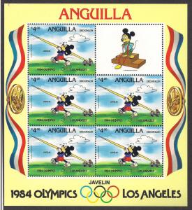 ANGUILLA SC# 567a VF MNH 1984 SHEET/5