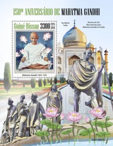 GUINEA BISSAU - 2019 - Mahatma Gandhi - Perf Souv Sheet - Mint Never Hinged