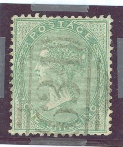 Great Britain #28a var Used Single