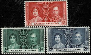 CAYMAN ISLAND 1937 CORONATION MH