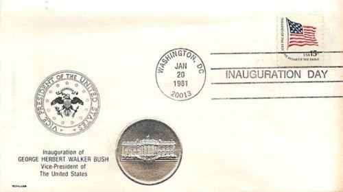 Event Cover, Inauguration , George Herbert Walker Bush