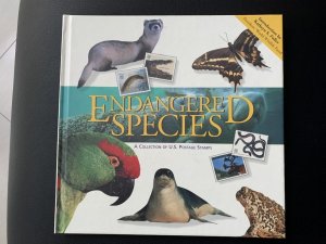 1995 ENDANGERED SPECIES SOUVINER PANE OF 15 - SCOTT 3105 collection book