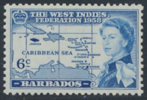 Barbados  SC# 249   MNH W Indies Federation  see details & scans