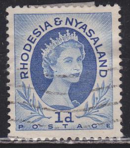 Rhodesia & Nyasaland 142 Queen Elizabeth II 1954