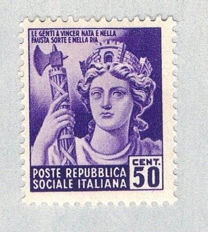 Italy Nella violet 50c 1 (AP130103)