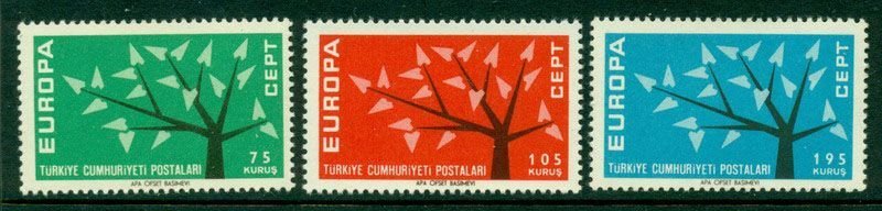 Turkey 1962 Europa MUH Lot15535