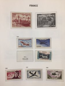 France 1927/78 Aviation Airmail M&U+Marginals To 1000F(39 Items) UK2314