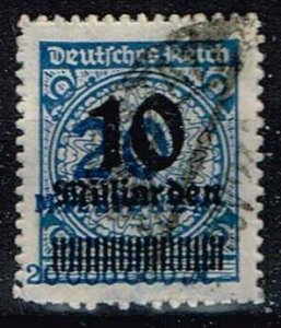 Germany 1923,Sc.#320 used, signed Infla-Berlin,  cv.€140