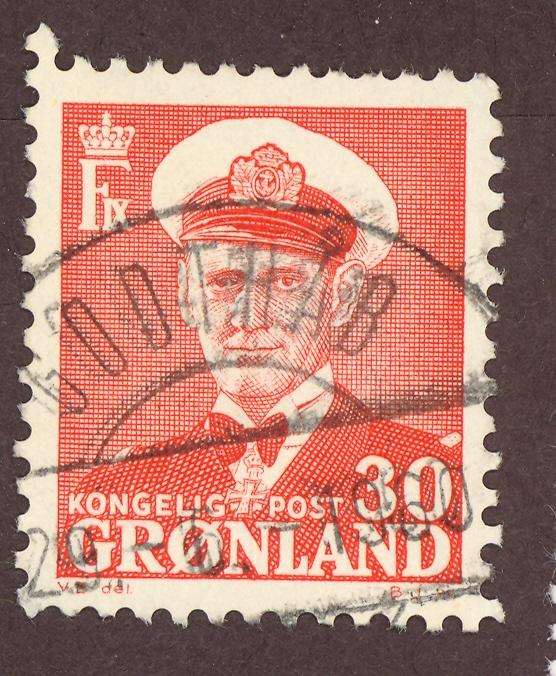 Greenland  SC# 34   Used 