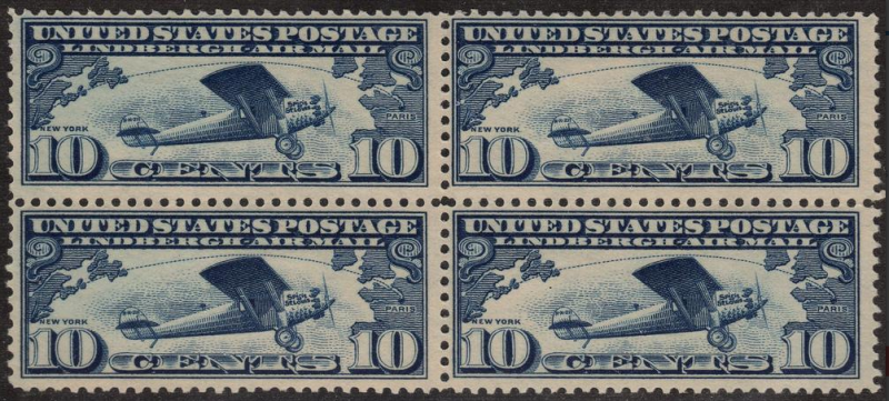 U.S. Scott #C10 Airmail Stamp - Mint NH Block of 4