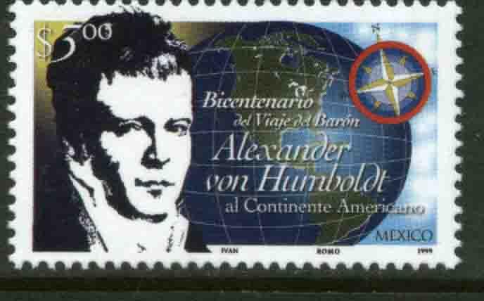 MEXICO 2176 Alexander von Humboldt 200th Anniv of his Voyage. MINT, NH. VF.