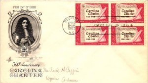 #1230 Carolina Charter – Artcraft Cachet – Aps