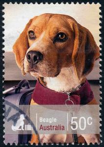 Australia 2008 50c Working Dogs - Beagle Sheet SG3002 Fine Used