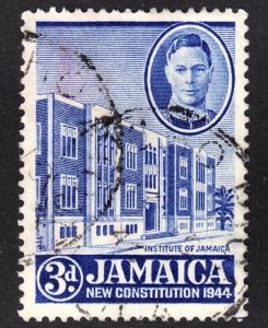 Jamaica Scott 131a perf 12 1/2 F to VF used. Lot #C.  FREE...