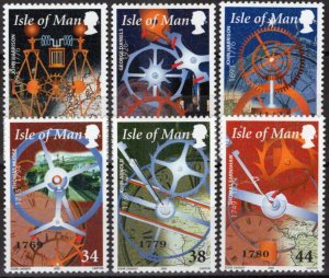 ZAYIX Isle of Man 851-856 MNH Clocks History of Time 010122SM105M