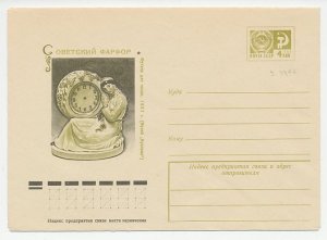 Postal stationery Soviet Union 1976 Clock