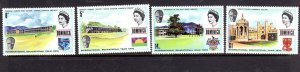 DOMINICA #312-315 1971 INT'L EDUCATION DAY MINT VF NH O.G