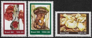 Brazil #1955-7 MNH Set - Local Mushrooms