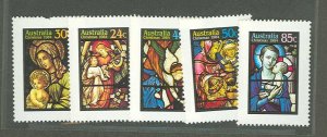Australia  #927-931  Single (Complete Set)