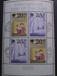 NETHERLAND ANTILLES-1979-SC#B170a INTERNATIONAL YEAR OF THE CHILD-MNH-S/S-VF