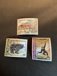 Stamps Laos Scott #C59-61 nh