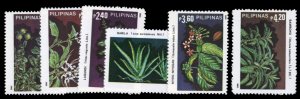 Philippines #1740-1745 Cat$21.75, 1985 Medicinal Plants, complete set, never ...