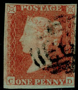 SG9, 1d pale red-brown PLATE 171, USED. Cat £55. CD