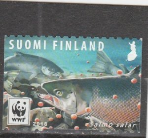 Finland  Scott#  1562c  Used  (2018 Atlantic Salmon)