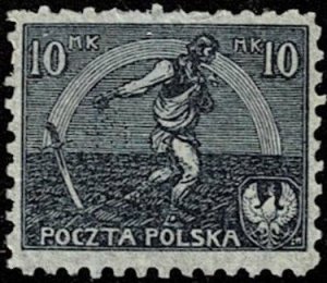 1921 Poland Scott Catalog Number 154 Used