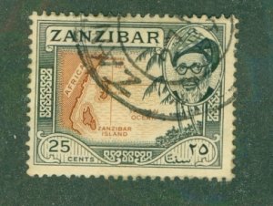 ZANZIBAR 253 USED BIN $1.50
