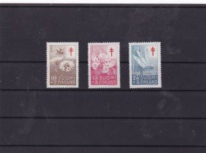finland 1954  tuberculosis mnh  stamps set ref 7413