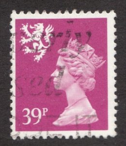 Rare Machin : Great Britain Scotland Sc #SMH62 - 39p - Used stamp Cv$19