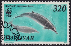Faroe Islands - 1990 - Scott #208 - used - Sowerby's Beaked Whale