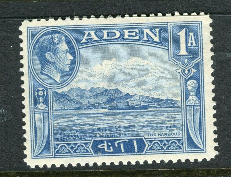 ADEN; 1938 early GVI issue fine Mint hinged Shade of 1a. value