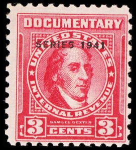 U.S. REV. DATED REDS R313  Mint (ID # 112092)