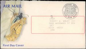 Papua New Guinea, Worldwide First Day Cover, Insects