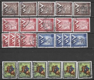 COLLECTION LOT 7683 GERMANY BERLIN 24 STAMPS 1956+ CV+$33 CLEARANCE