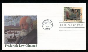 US 3338 Frederick Law Olmsted, Landscape architect UA Fleetwood cachet FDC