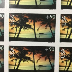 C-143   Hagatna Bay Guam    MNH 90¢  sheet of 20    FV $18.00    2007