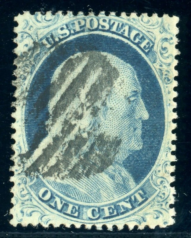 US Stamp #23 Franklin 1c, PSE Cert - Used - CV $700.00 