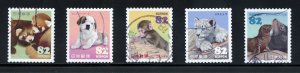 Japan 3787 a-e Used, Animals ( 82 Yen) Set from 2015.