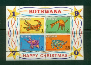 Botswana #70a  1970 Christmas sheet CV $1.80