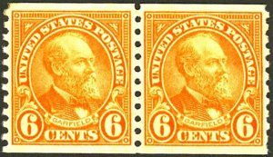 U.S. #723 MINT PAIR OG HR