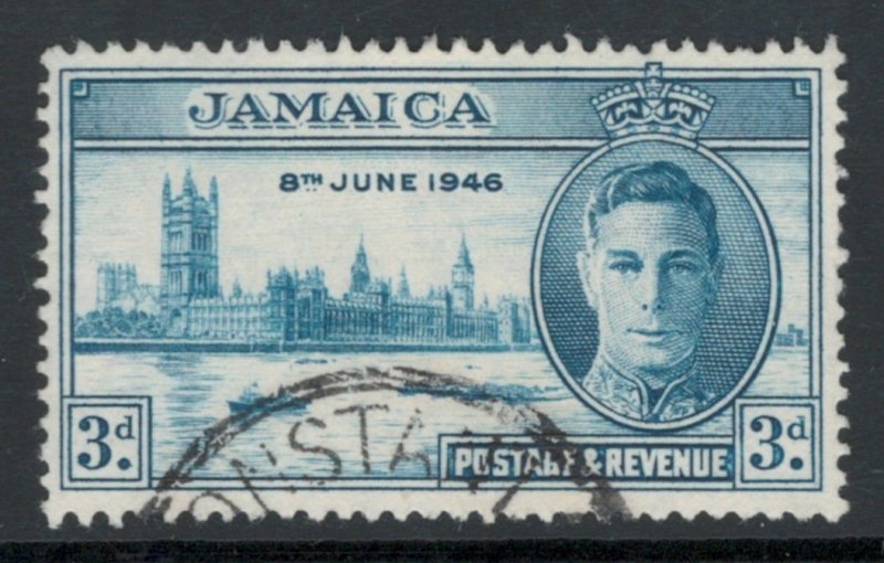 Jamaica 1946 Peace Omnibus Issue 3p Scott # 137 Used