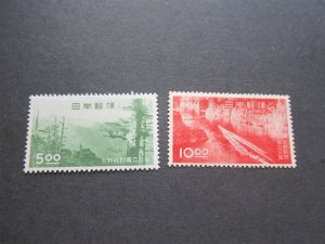 Japan 1949 Sc 451-2 MNH