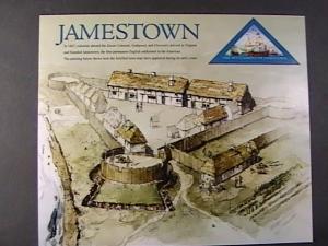 U.S.# 4136-MINT/NEVER HINGED--PANE OF 20---SETTLEMENT OF JAMESTOWN---2007