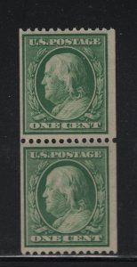 348 Pair VF OG mint never hinged with nice color cv $ 225 ! see pic !
