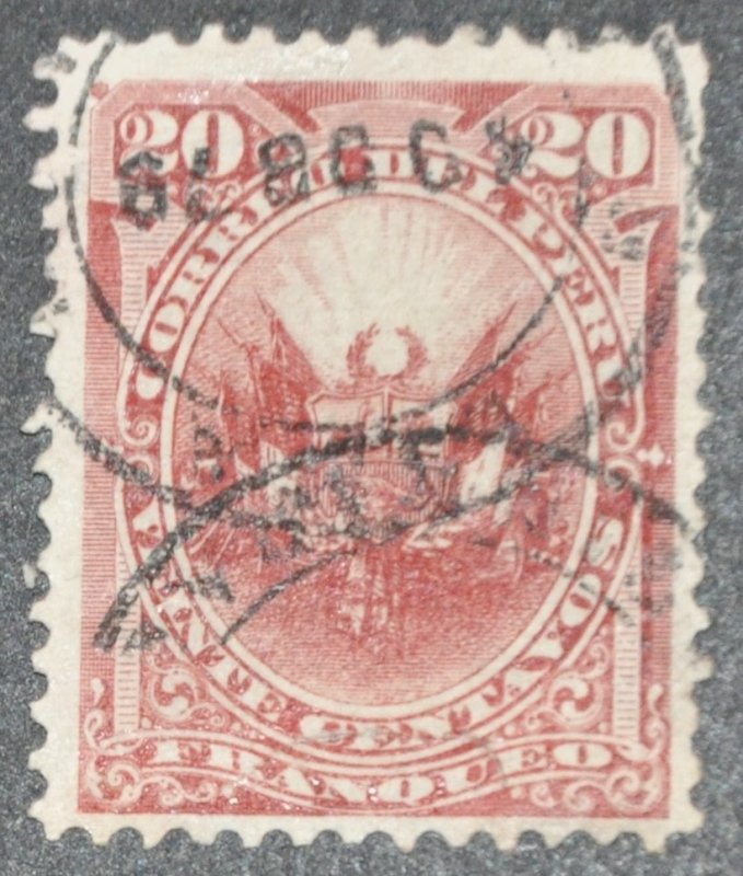 DYNAMITE Stamps: Peru Scott #27 – USED