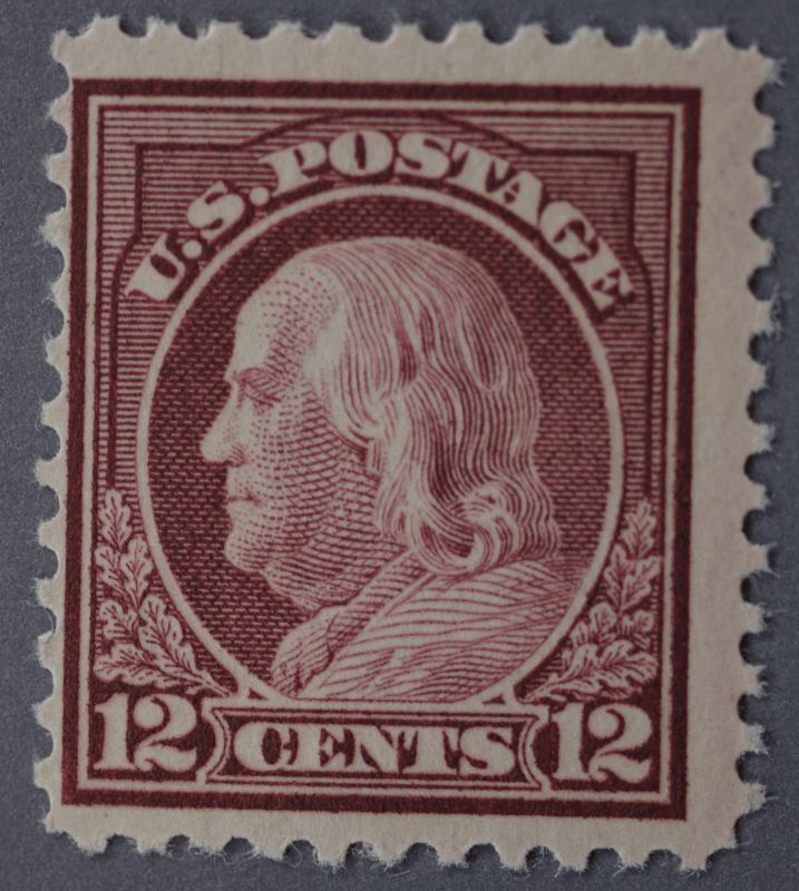 United States #512 12 Cent Franklin MNH Claret Brown