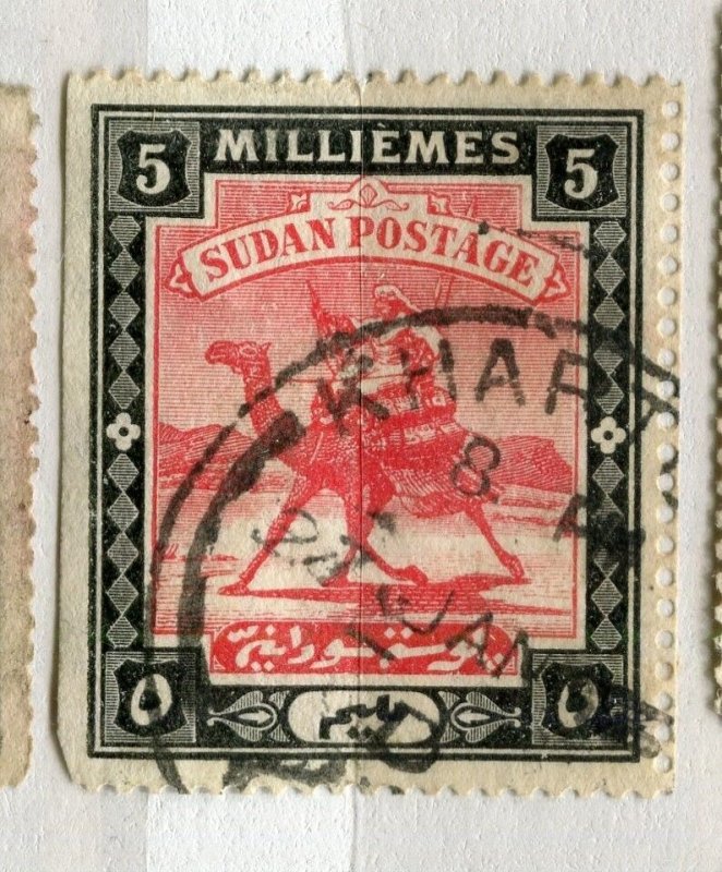 BRITISH EAST AFRICA PROTECTORATE; Early 1900s Came Rider used 5m. value